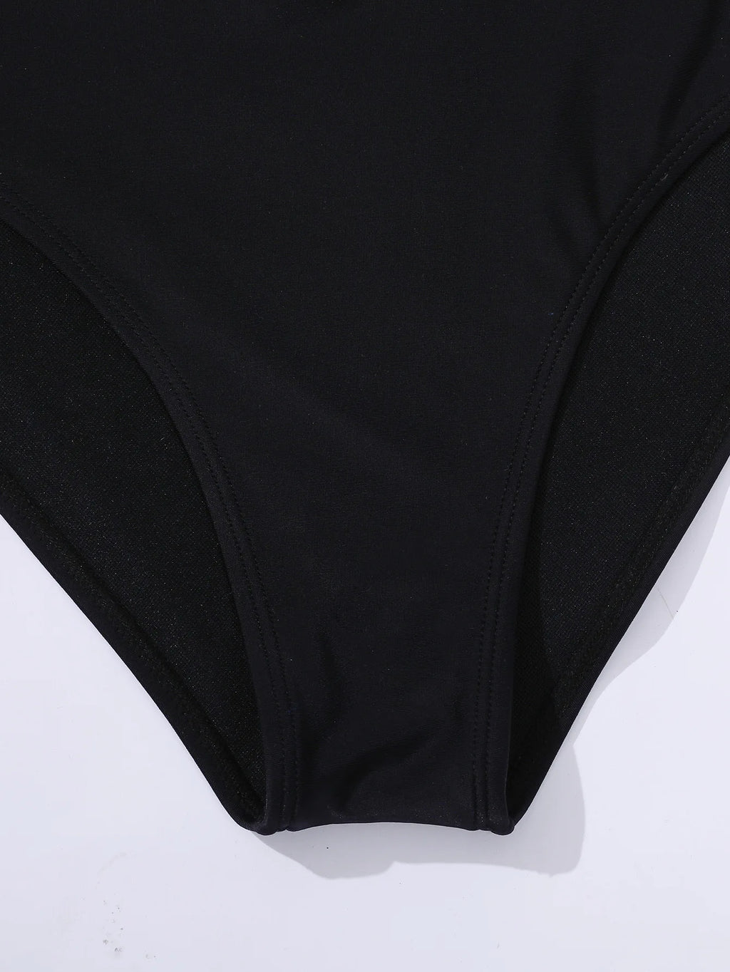 2023 New Bikini Solid Two Piece Sets for Women's Swimsuit Strap Comfortable Fabric Split Black Swimwear Stylish and Innovative