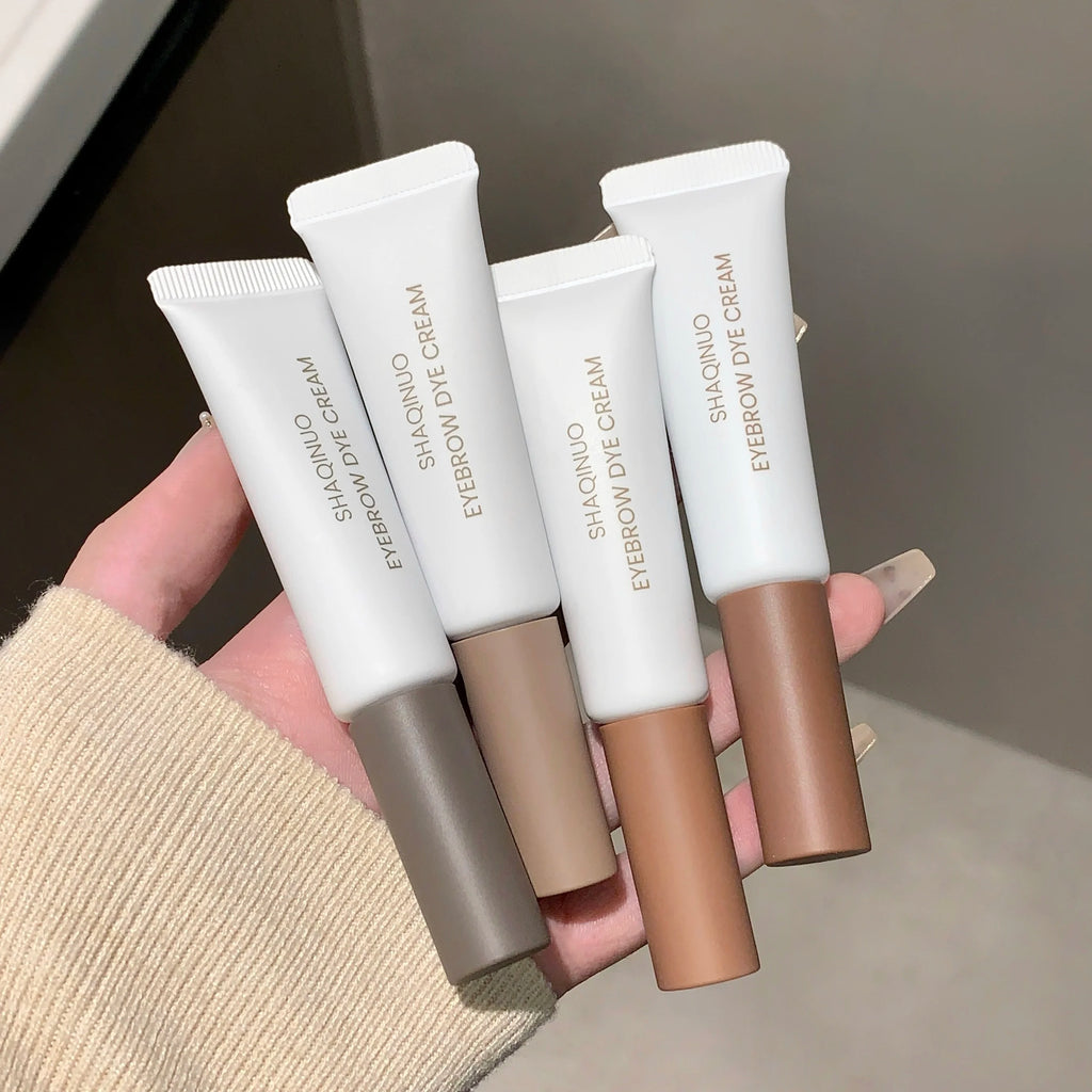 Natural Mist Eyebrow Dye Gel Tint Mascara SHAQINUO Long Lasting Quick Dry Dyeing Brow Tattoo Tinted Cream Brow Makeup