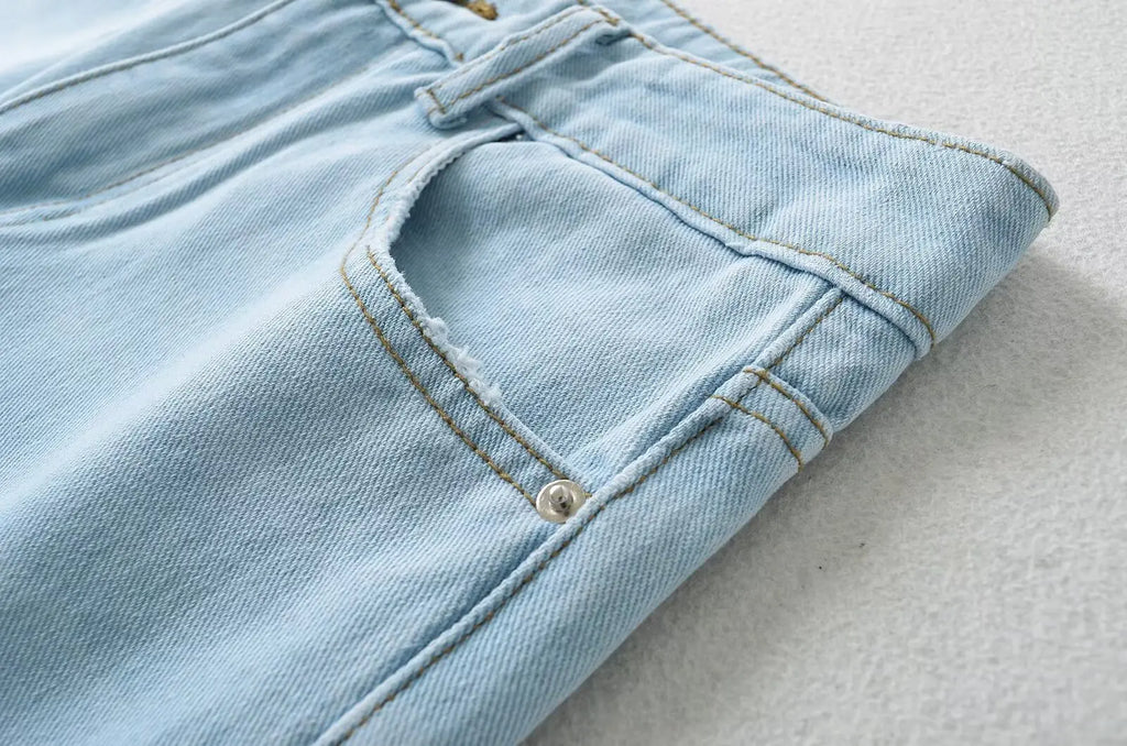 Women's Denim Pants Baggy Jeans Y2k Vintage Flared Wide New Low Waist Rise Oversize Pant Harajuku Fashion Woman Trousers