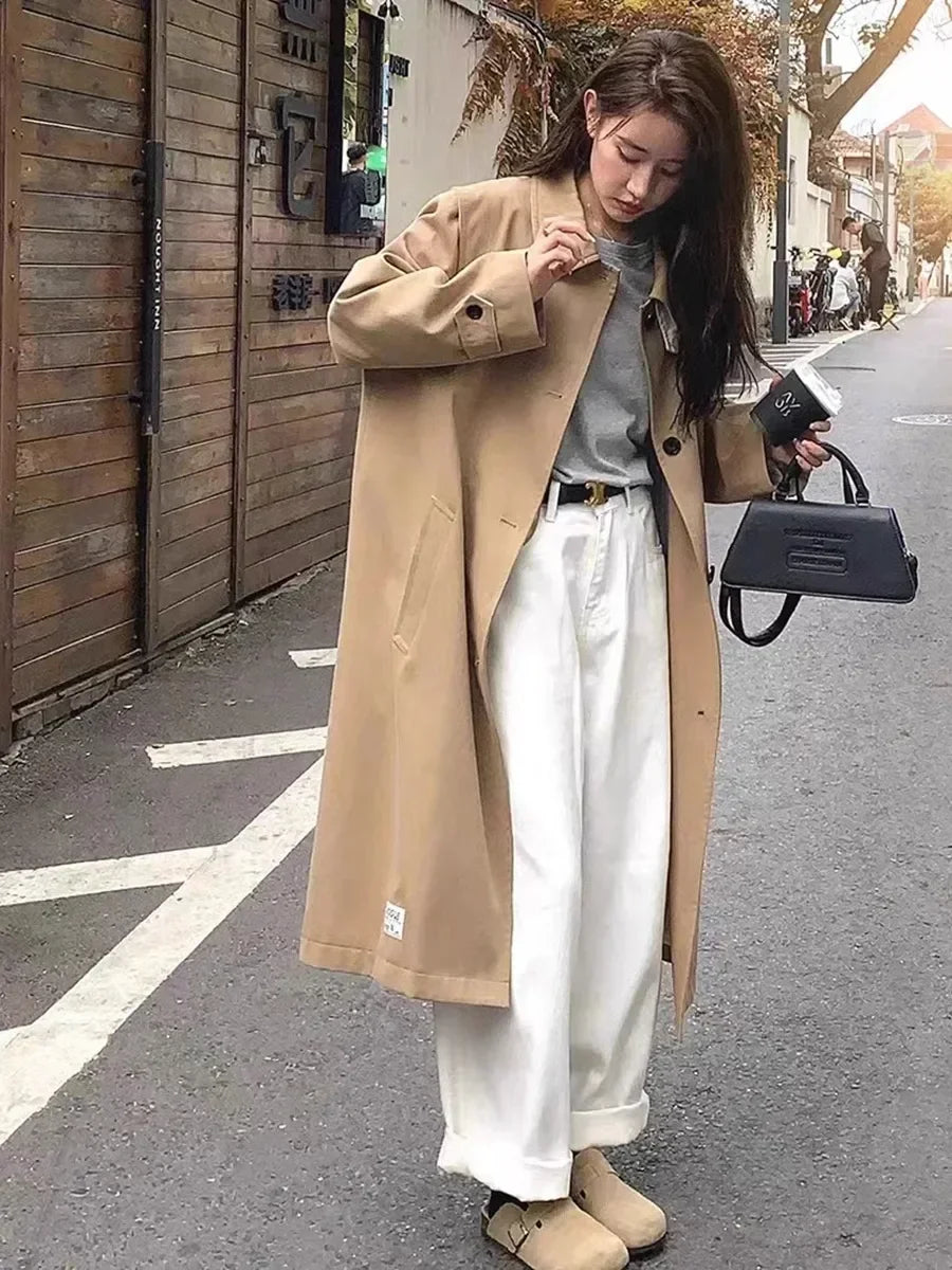 ZOENOVA 2024 New Straight Jeans Women White Plus size High Waist Loose Wide Leg Pants Spring Baggy Korean Fashion Pants