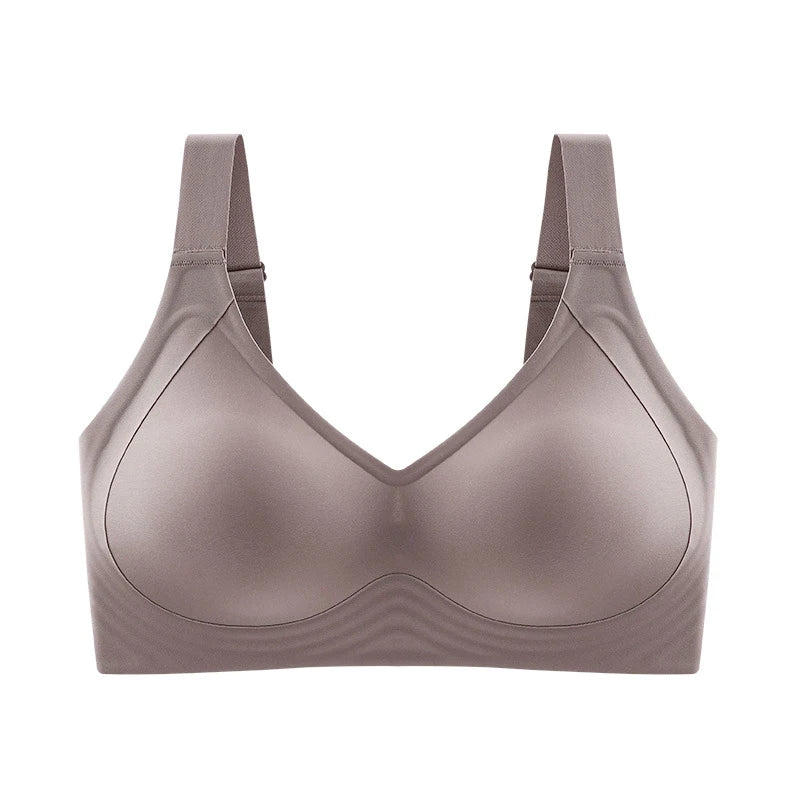 FallSweet Wireless Push Up Bra for Women Plus Size Thin Cup Sports Bras Breathable Comfortable Underwear Sexy Lingerie M-6XL