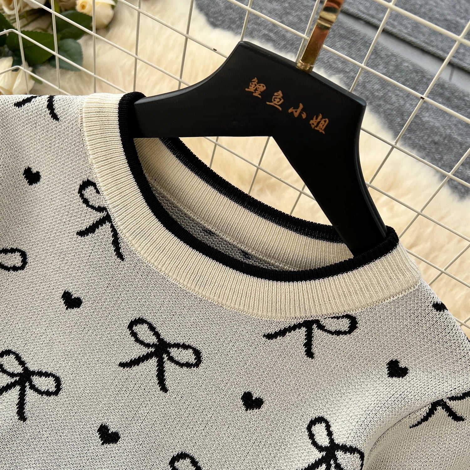 SINGREINY Newest Summer Knitting Suits O Neck Basic Tops+High Waist Sheath Long Skirt Bow Print Chic Casual Women 2pcs Sets