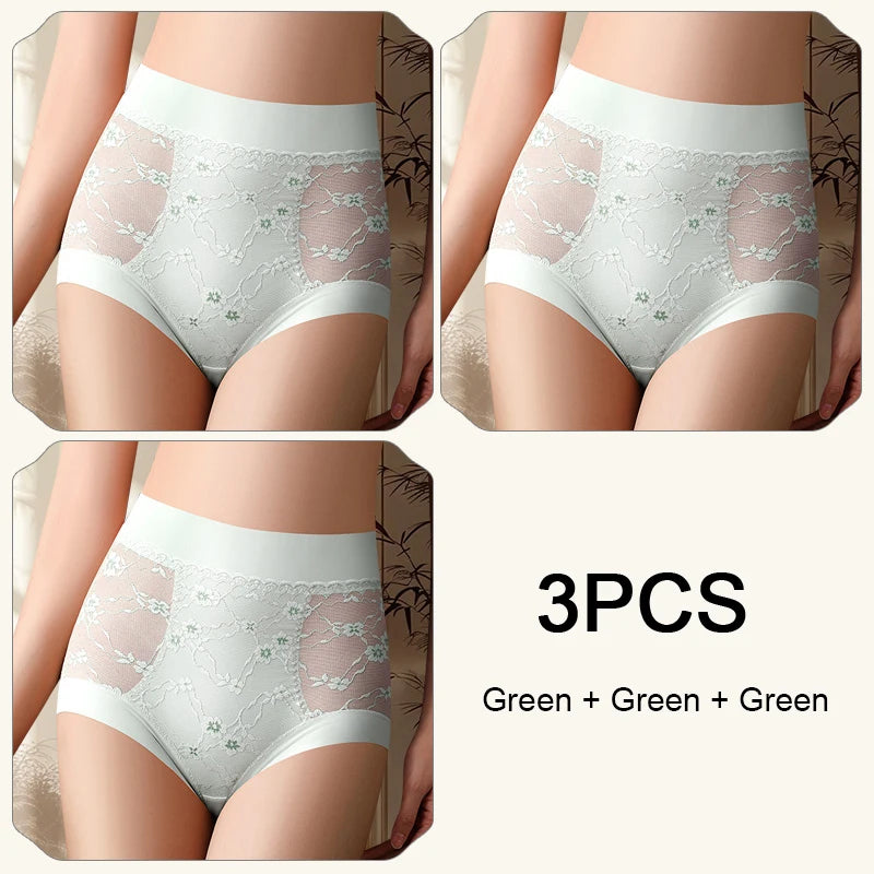 Lace High Waist Panties Woman Lifts Buttocks Fashion Belly Reducing Panties Set Pack Underwear for Women Women's Lingerie Sexy