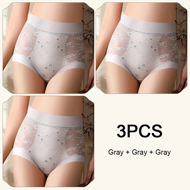 Lace High Waist Panties Woman Lifts Buttocks Fashion Belly Reducing Panties Set Pack Underwear for Women Women's Lingerie Sexy