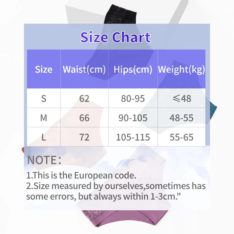 Women's Panties Sexy Lace Seamless Female Underwear for Women Solid Elasticity Sports Lingerie Perpective Briefs Soft Underpants
