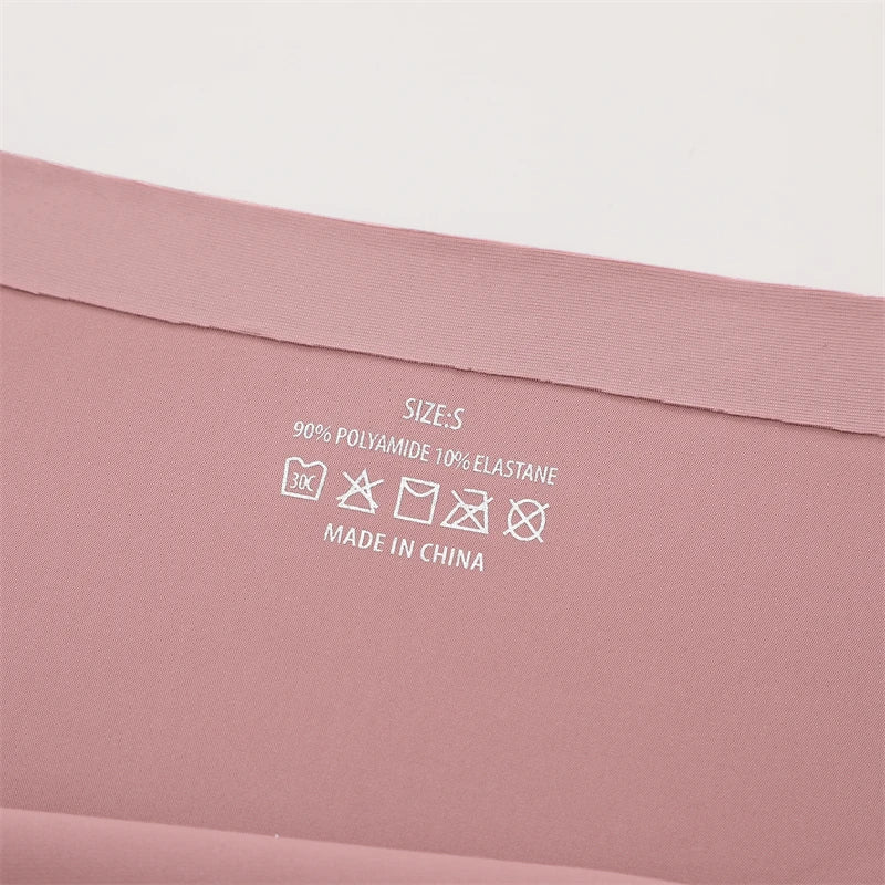 5Pcs Seamless Ultra-thin Underwear Women's Maillard Thongs Sexy Low Waist Brazilian Panties Female Ice Silk Invisible Lingerie