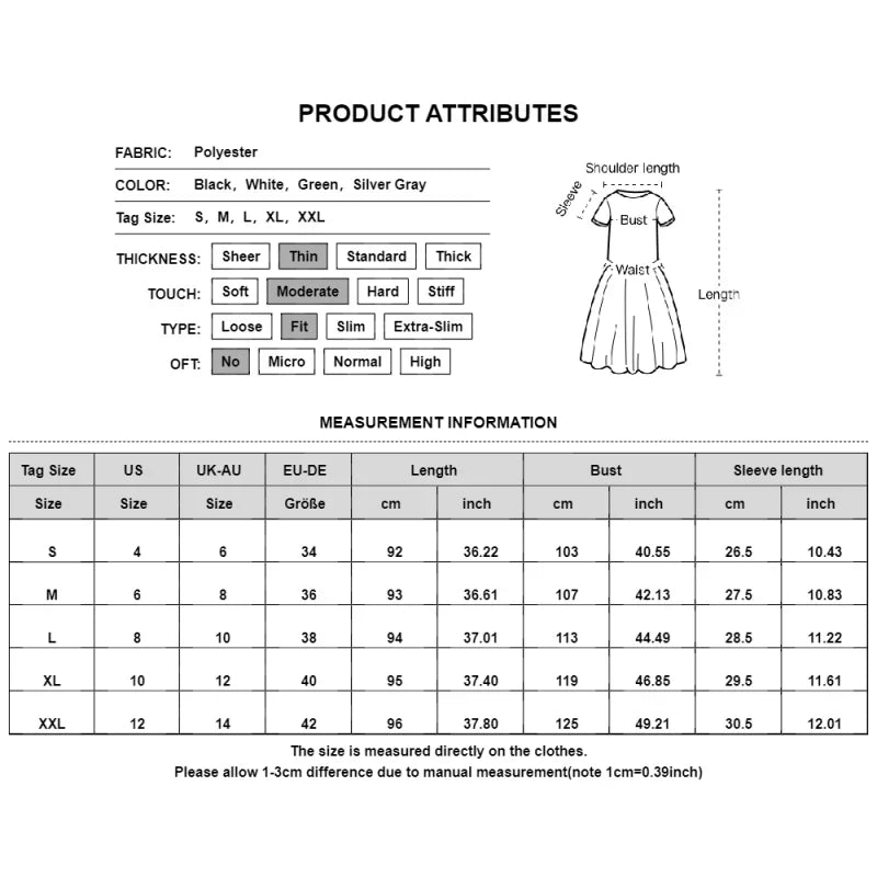 Women's Fashion  Loose T-Shirt Dress Ladies V Neck Short Sleeve Beach Baggy Solid Sundress Clothing