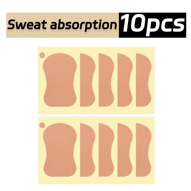 Armpit Sweatproof Patch Men Women Keep Clean Refreshing Self-adhesive Absorb Sweat Sticker Plantar Sweat Absorbing Light Paster