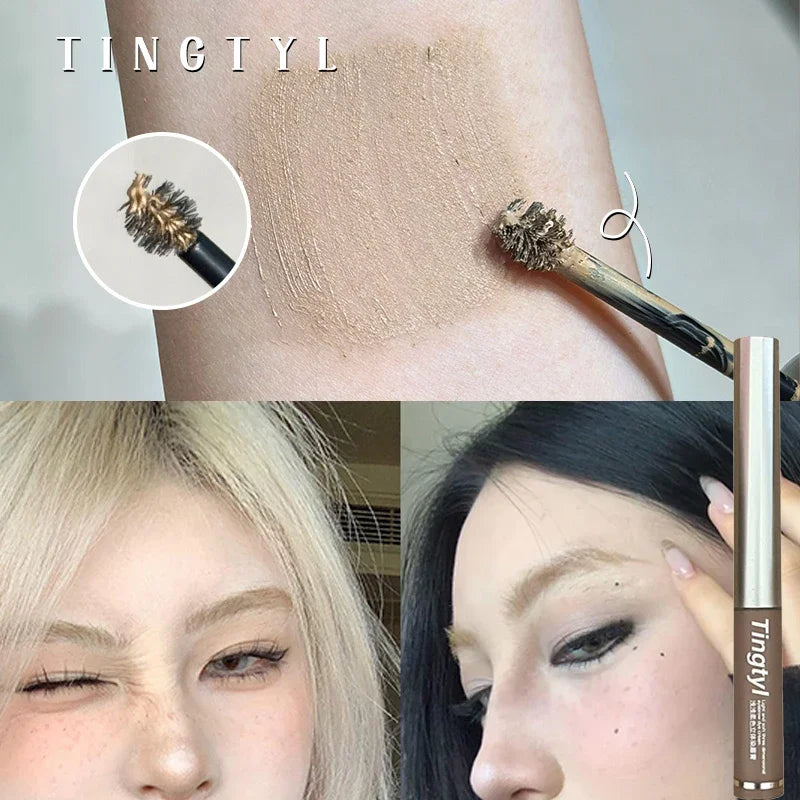 Mist Almond Natural Eyebrow Enhancer Dye Gel Tint Mascara Waterproof Lasting Quick Dry Dyeing Brow Tattoo Tinted Cream Makeup