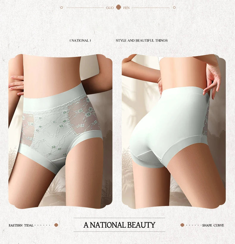 Lace High Waist Panties Woman Lifts Buttocks Fashion Belly Reducing Panties Set Pack Underwear for Women Women's Lingerie Sexy