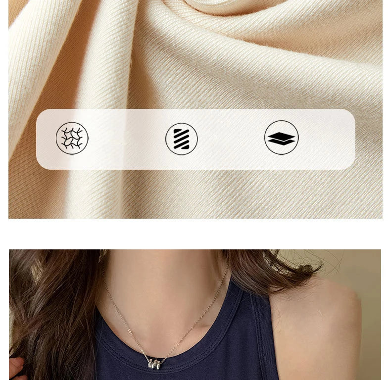 BIVIGAOS Summer New Hot Girl Tight Fitting Vest Women's Modal High Elastic Sexy Tank Top Casual Fashion Vest Sleeveless T Shirt