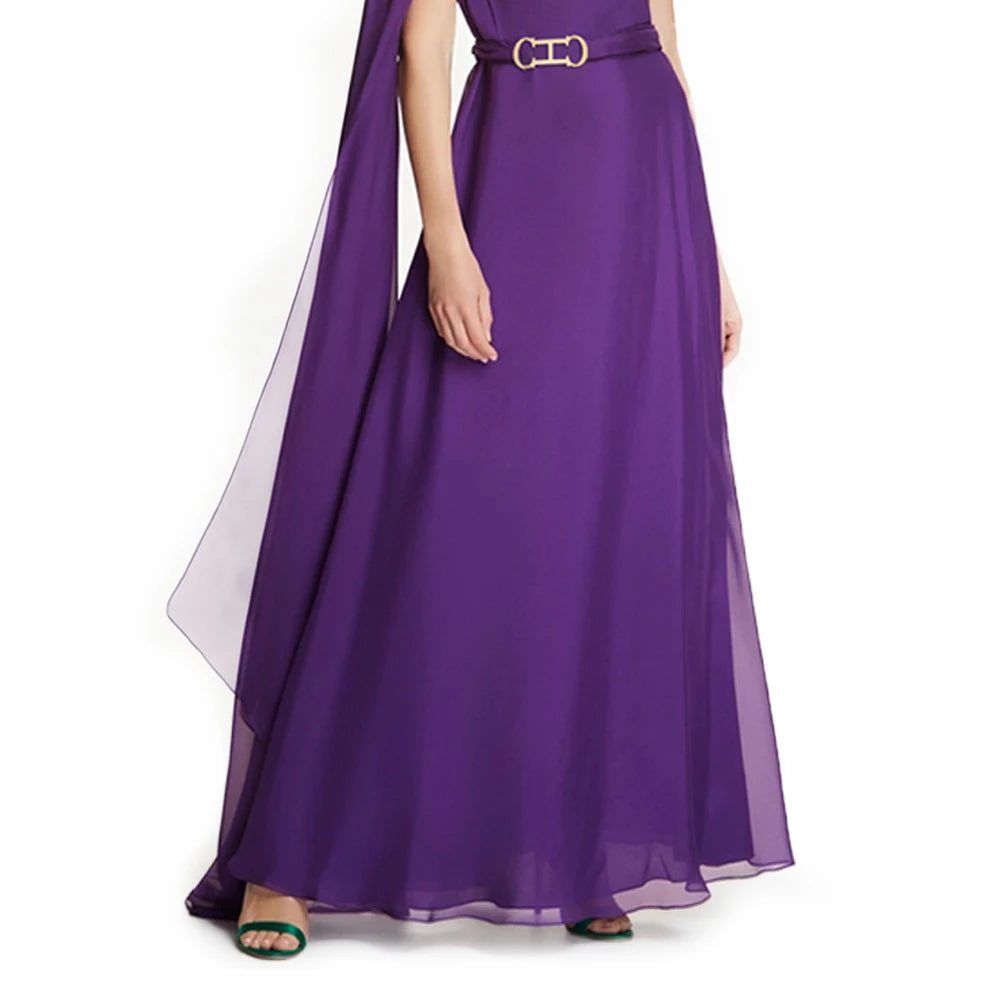 CHCH Formal Evening Dress Elegant Slant Shoulder Maxi Women Dress Christmas Evening Prom  Fashionable Banquet Party Slim Dresses