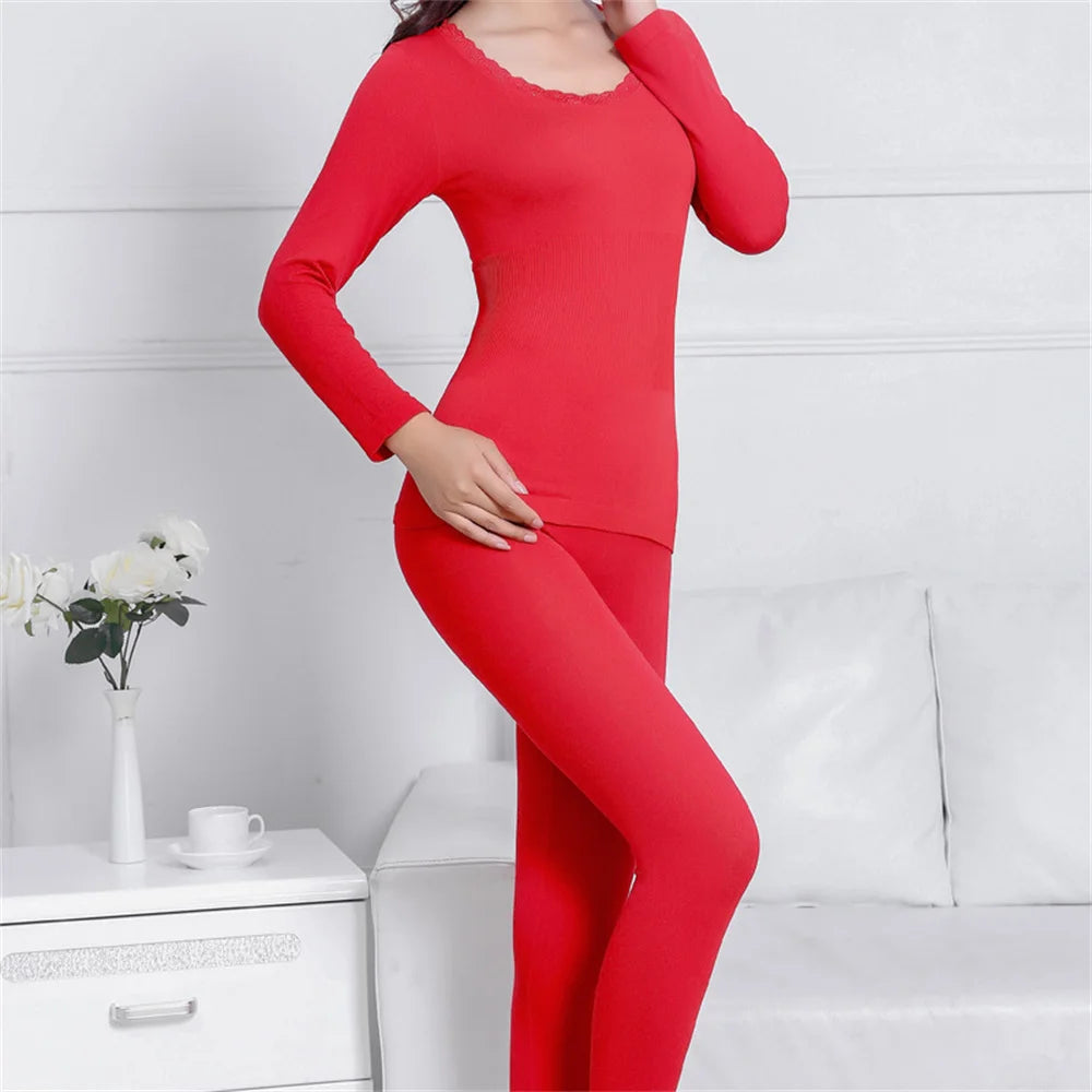 2024 Thermal Underwear Women Long clothes For Women Winter Thermal Underwear Suit Seamless Breathable Warm Thermal Clothing