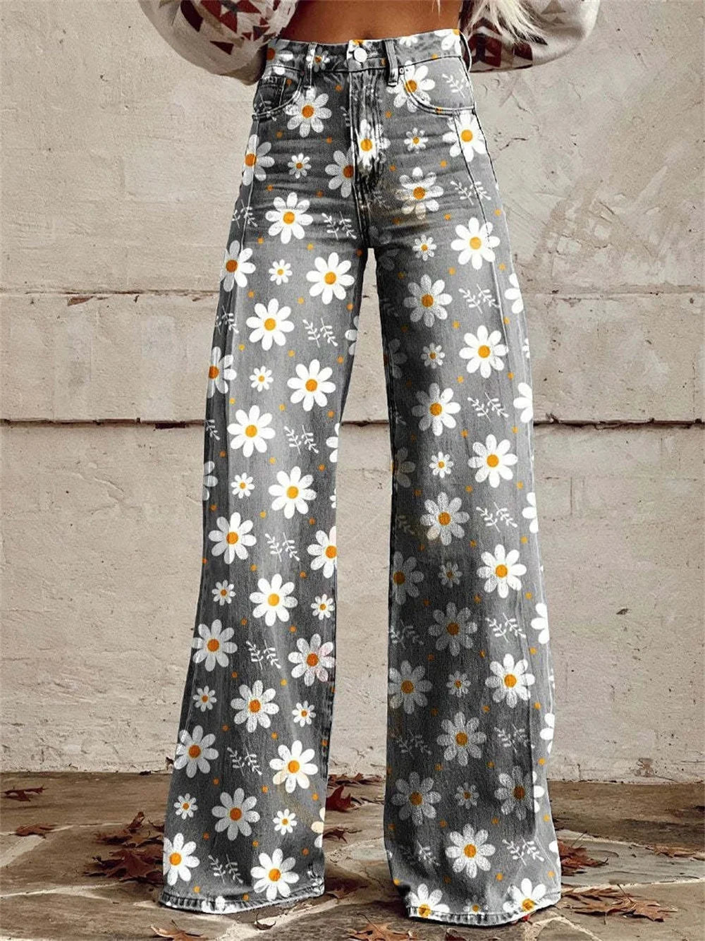 2025 Retro Fashion High Waisted Pants High Street Loose Wide Leg Denim Pants Women Harajuku Y2k Loose Jeans Women's Streetwear
