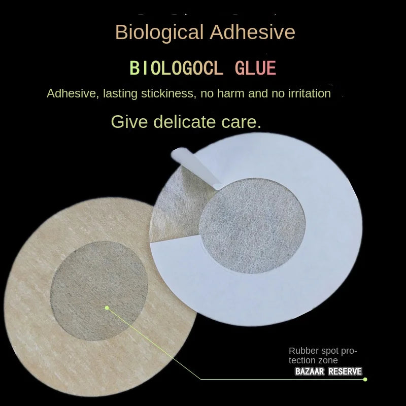 100pcs Invisible Strapless Self-Adhesive Nipple Patches - Disposable Invisible Nipple Patches, Summer Underwear Accessories Skin