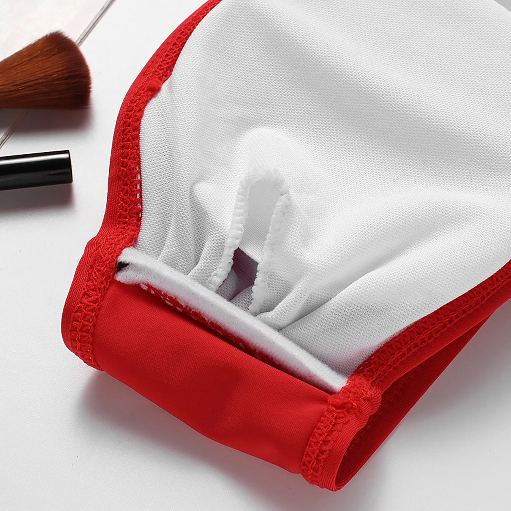 2025 Sexy Two-piece Low Waist Swimwear New Solid Bandeau Bikini  Women's Push Up Beachwear Female Swimsuit Backless Bathing Suit