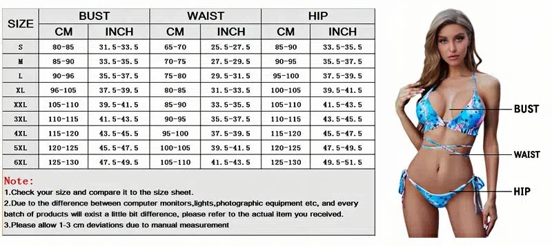 2025 Sexy Vintage Swimsuit Women Printed High Waist Bikini Set V-neck Swimwear Female Padded Bathing Suit Swimming Beachwear