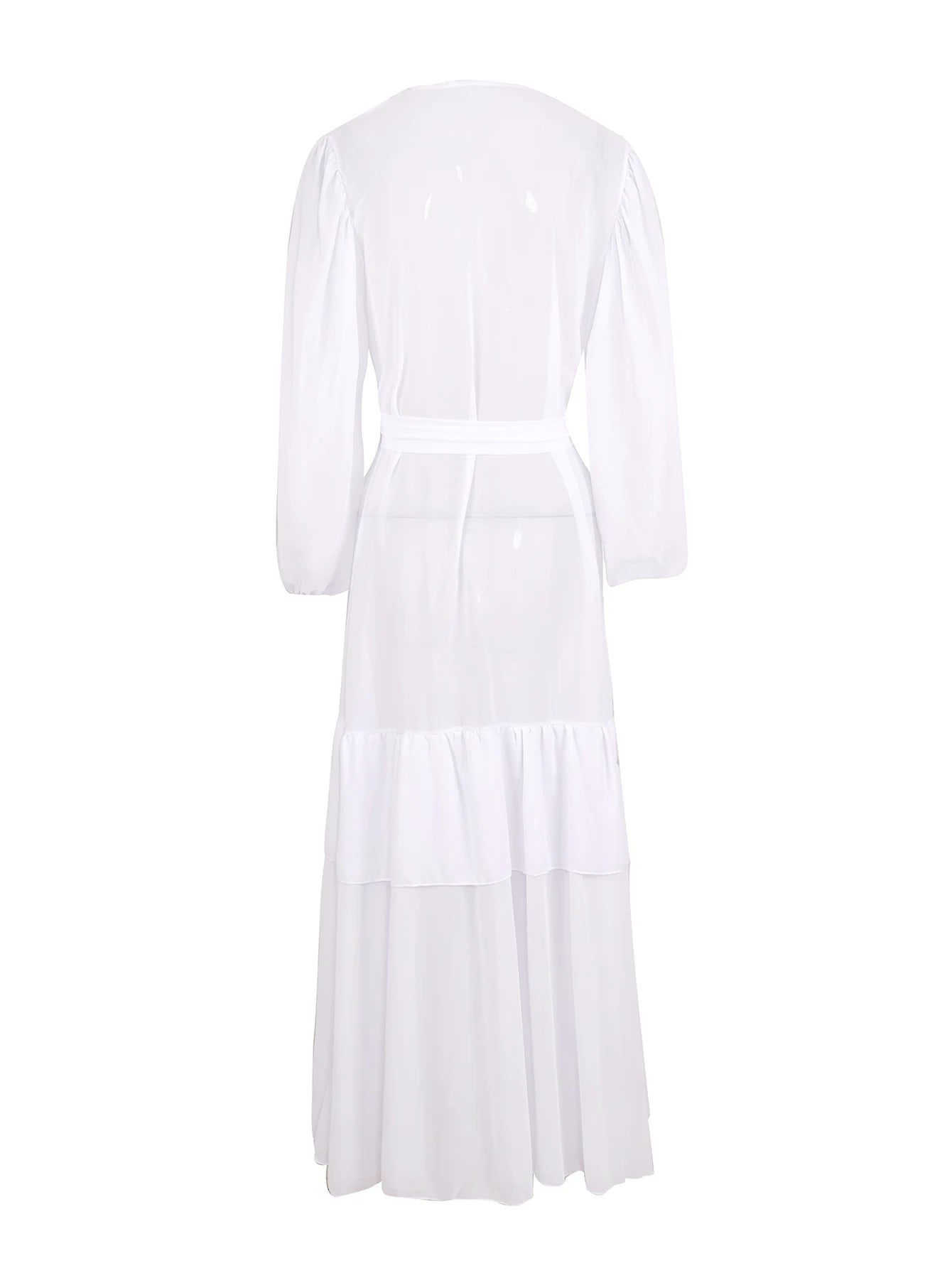 New Cover-ups Summer Women Beach Wear White Cotton Tunic Dress Bikini Bath Sarong Wrap Skirt Swimsuit Cover Up
