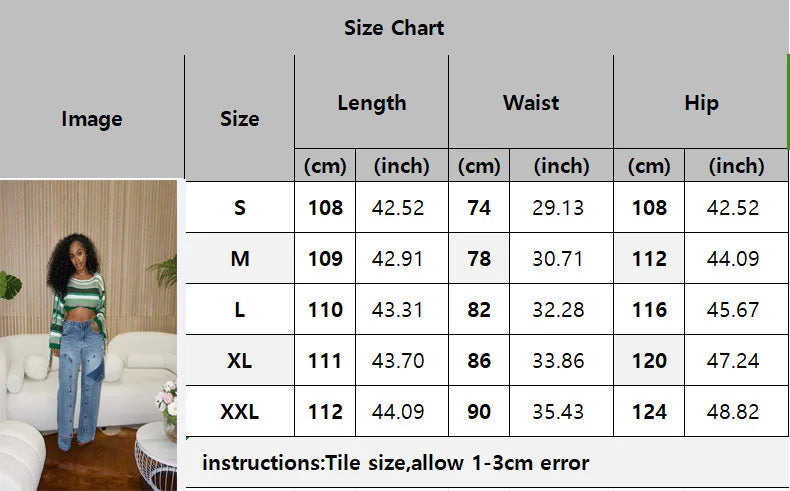 Women Mom Jeans Casual Splice High Waist Trousers Button Zipper Straight Pant Y2k Streetwear Loose Blue 2025 Summer Mom Jeans
