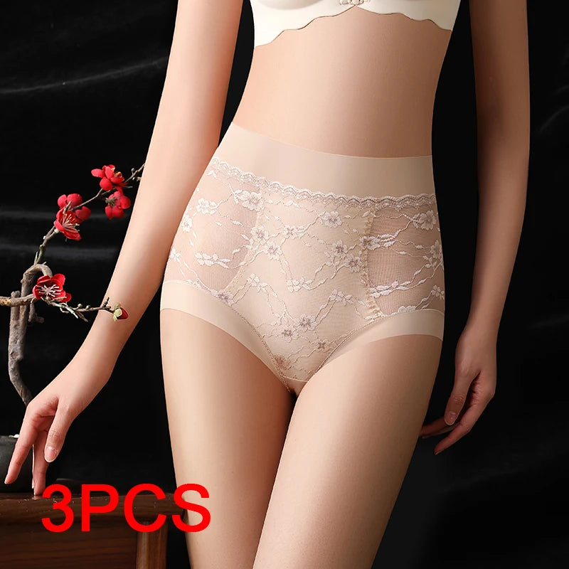 Lace High Waist Panties Woman Lifts Buttocks Fashion Belly Reducing Panties Set Pack Underwear for Women Women's Lingerie Sexy