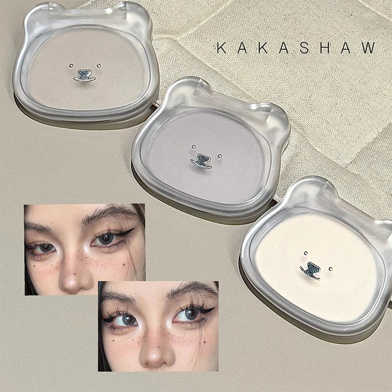 Skin-friendly powder, oil control skin, fill makeup concealer,waterproof and sweat proof, do not take off makeup not card powder