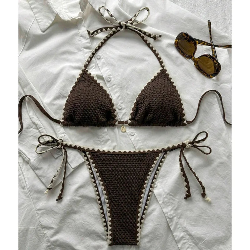 Summer Sexy Bikinis 2026 Women Swimwear Female Swimsuit For Swim Wear Bathing Suits Brazilian Bikini Set Beachwear Pool Bather