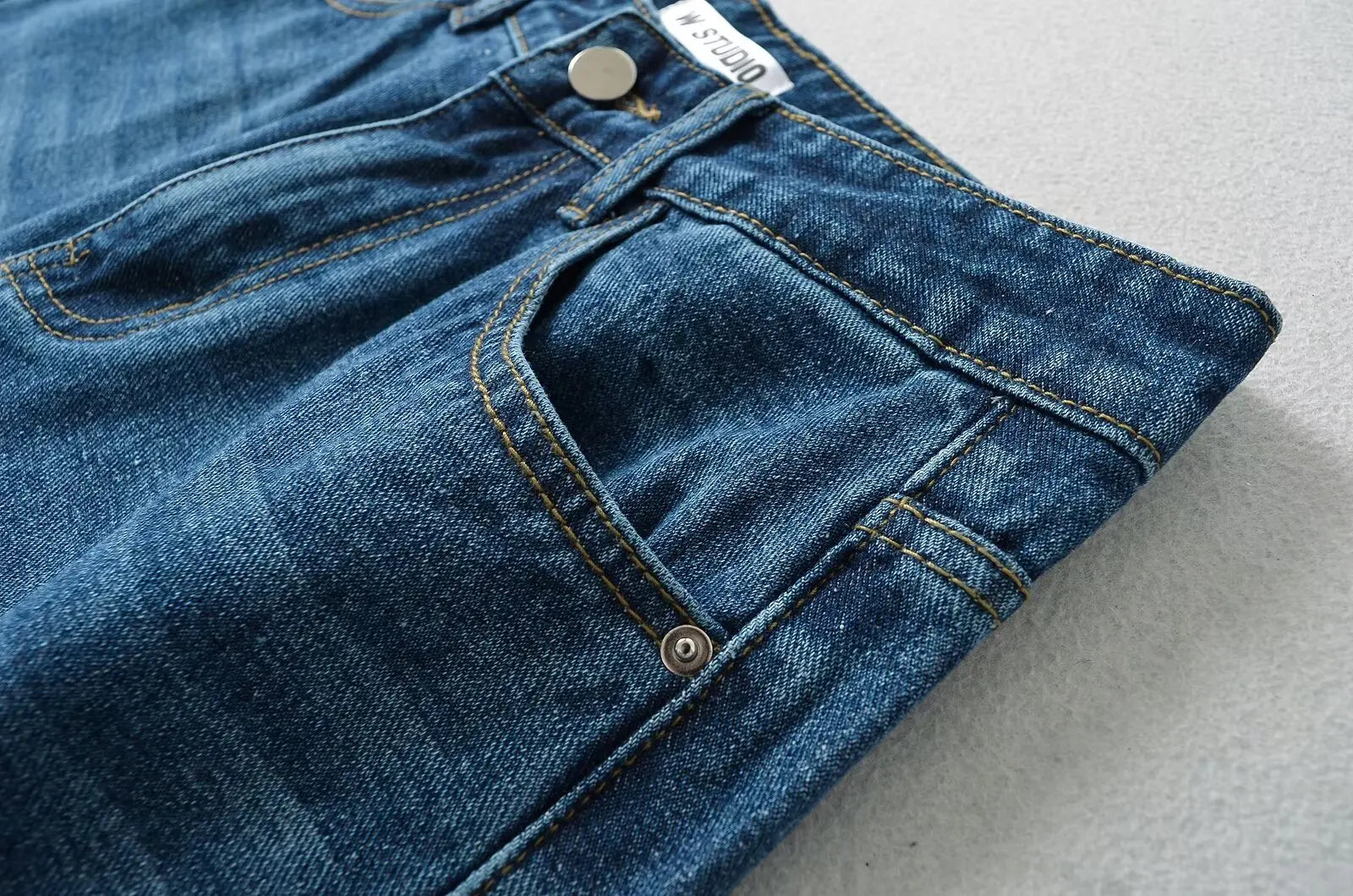 Women's Denim Pants Baggy Jeans Y2k Vintage Flared Wide New Low Waist Rise Oversize Pant Harajuku Fashion Woman Trousers