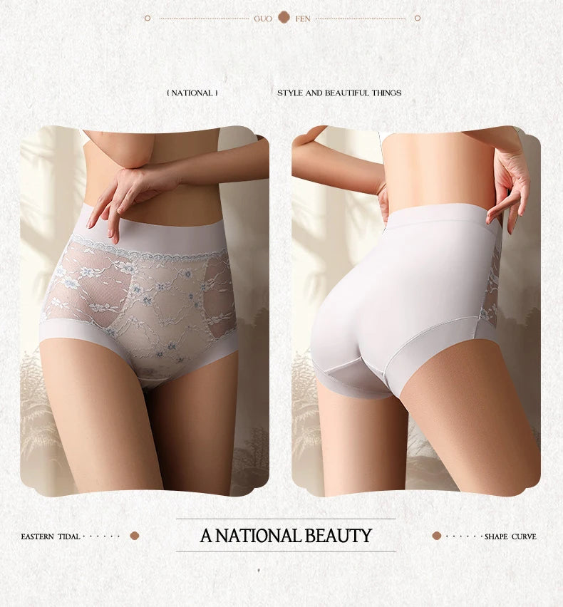 Lace High Waist Panties Woman Lifts Buttocks Fashion Belly Reducing Panties Set Pack Underwear for Women Women's Lingerie Sexy