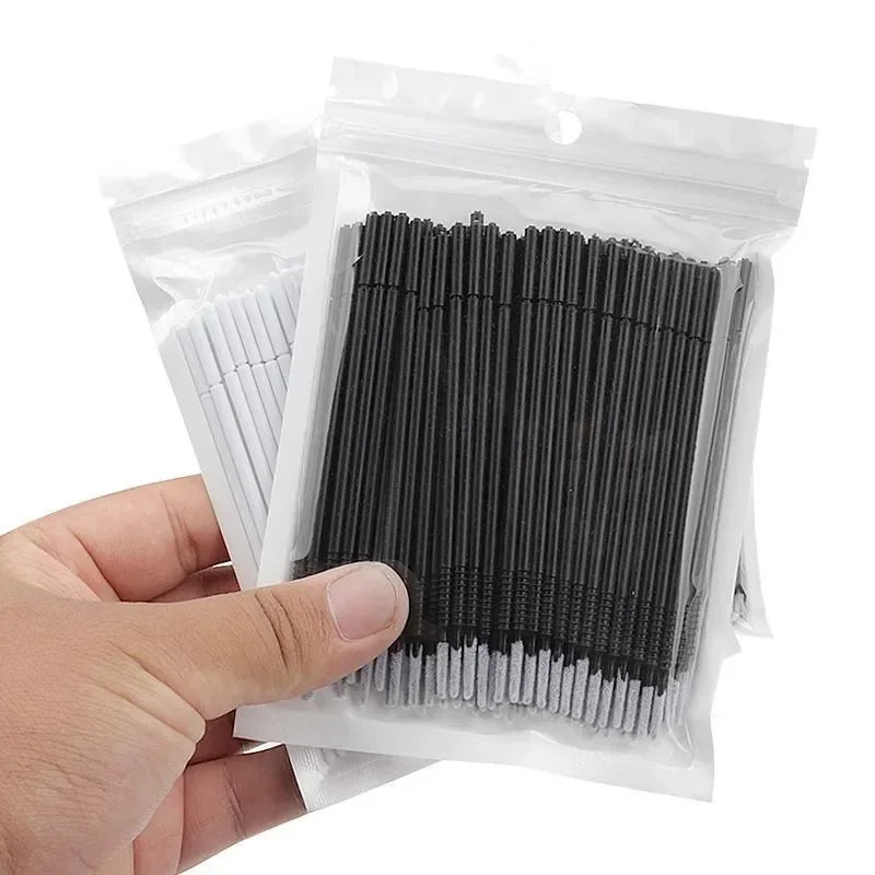 100 Pcs Disposable Spiral  Mascara  Brush Handle Microbrush  Applicator Lashes Brushes Eyelash Extension Makeup Tools lash brush