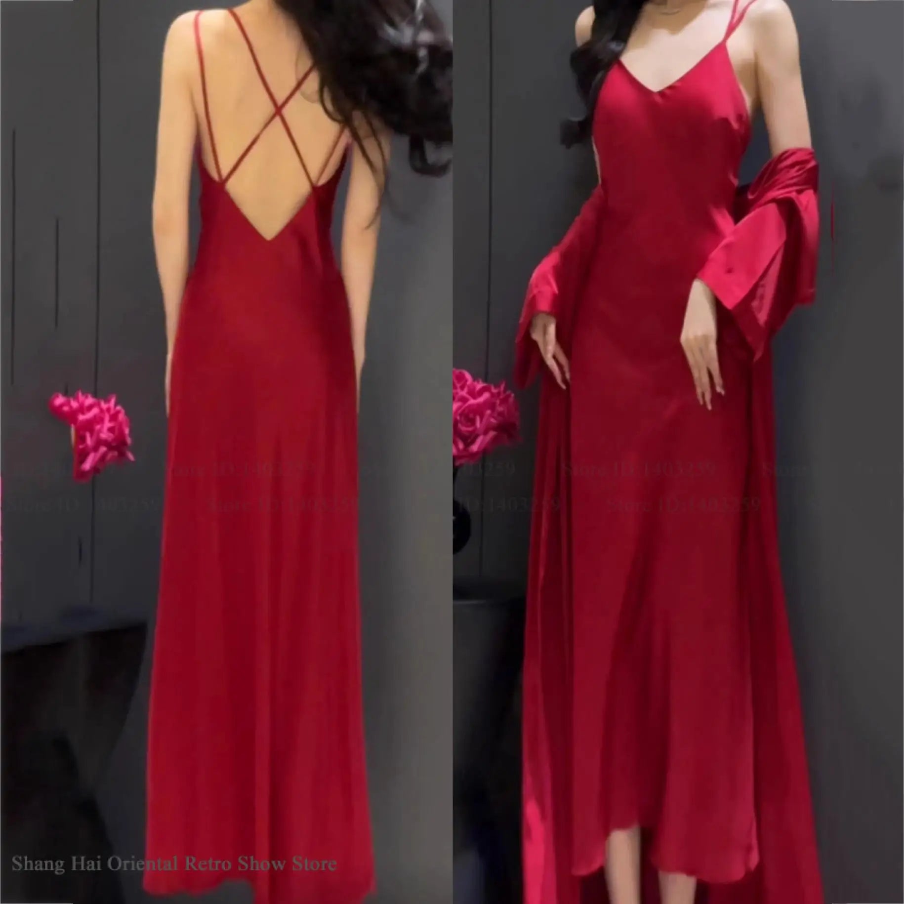 New Female 2PCS Long Robe Nightgown Sleepwear Set Backless Suspender Nightdress Lingerie Elegant SEXY Home Dress Loungewear