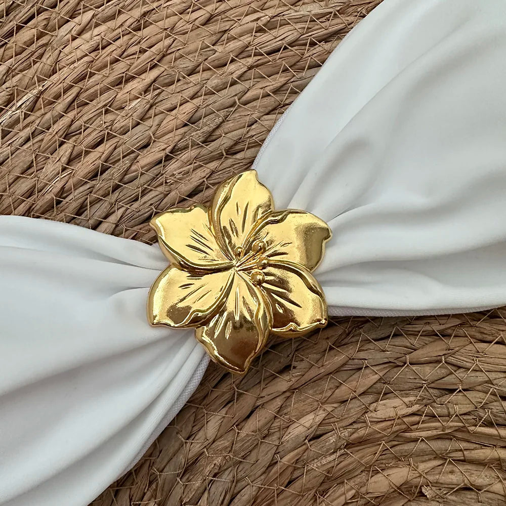 Bandeau Bikini Push Up Women Swimsuits 2025 Sexy Female Swimwear Brazilian Bikini Set Thong Biquini Swim Suits Solid Beachwear