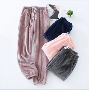 Women Home Pants Modal Casual Loose Pajamas Pants Spring Summer Sleep Wear Bottoms Female Drawstring Thin Trousers Loungwear