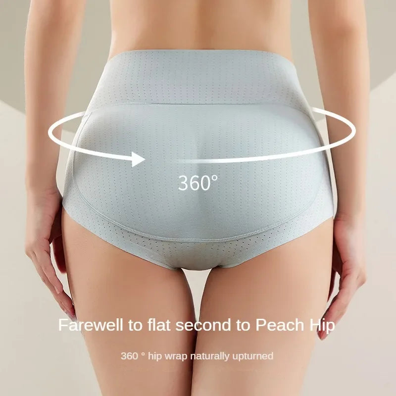 Body Sculpting Buttocks Women's Sponge Cushion Push-Up Panties Peach Hip Lifting Fake Butt Panties Pad Seamless Female Underwear