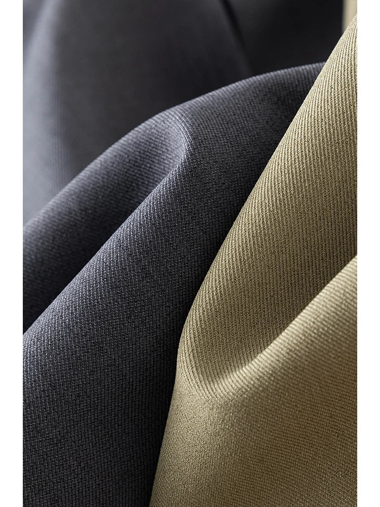ZIQIAO Temperament One-button Brooch Short Suit for Women Spring Chic Commuter Straight Long Skirt + Short Blazer Jacket Female