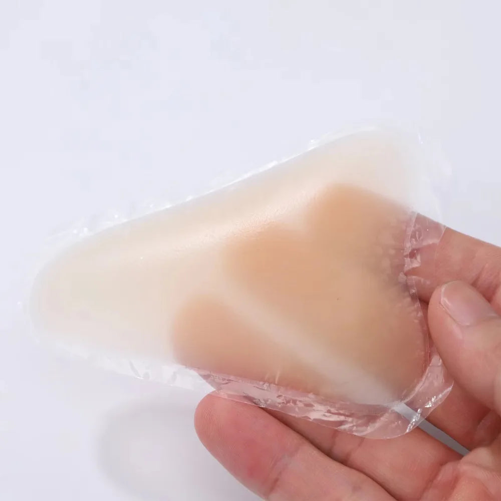 Women Silicone Bikini Sticker Waterproof Breathable Invisible Protective Private for Swimming Beach Holiday Traveling