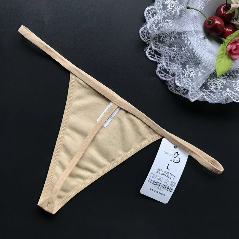 G string Underwear Women Hot Sexy Lingerie Panties Cotton Thongs T back Lingerie Ladies Funny Print T-Back Underwear