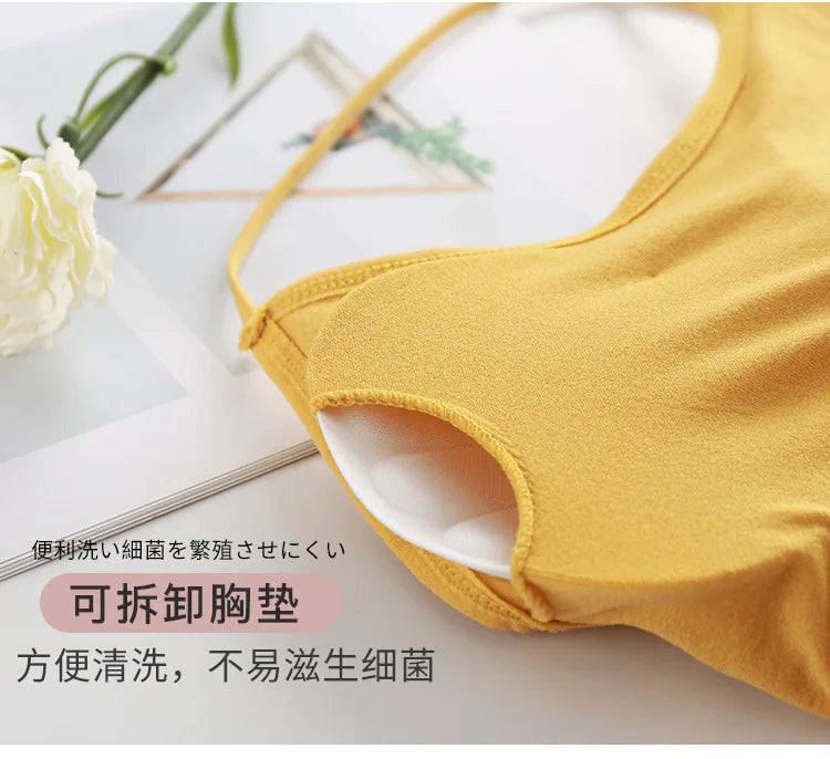 Top Women Sports Bras For Fitness Tube Top Seamless Athletic Vest Yoga Bra underwear Yoga Running Gym Stretch  Padded Sport Top