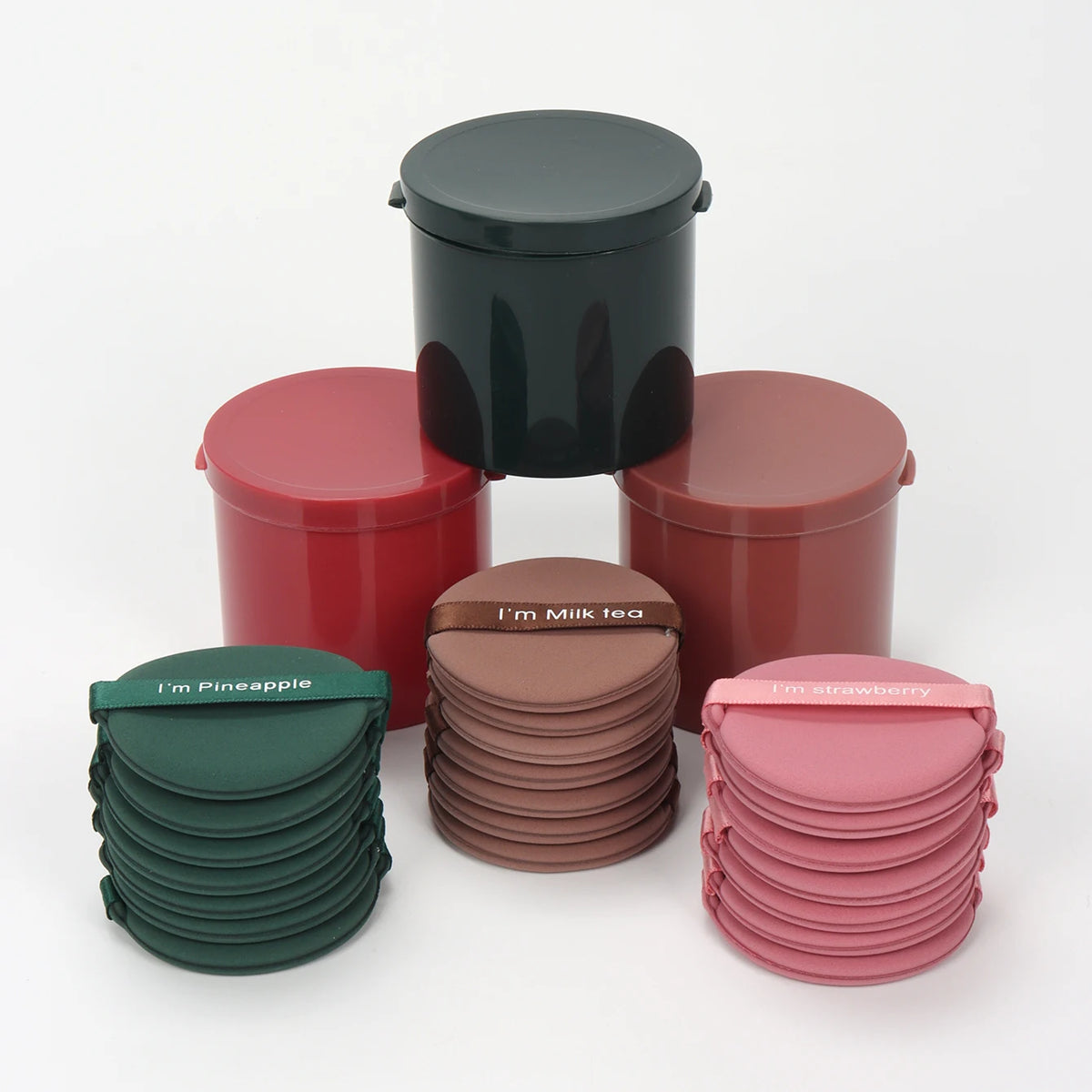 7 件套 Powder Puff Prevents Bacteria Buildup Powder Puff Storage Box Evenly Applies Makeup Create a Flawless Makeup Look