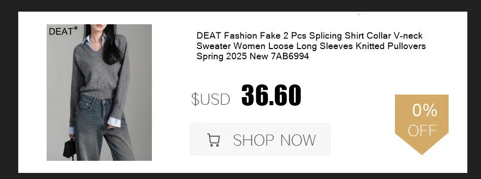 DEAT Fashion 3D Printed Wide Leg Curved Jeans Women's High Waist Loose Blue Streetwear Denim Pants New Tide Summer New 7AB9379