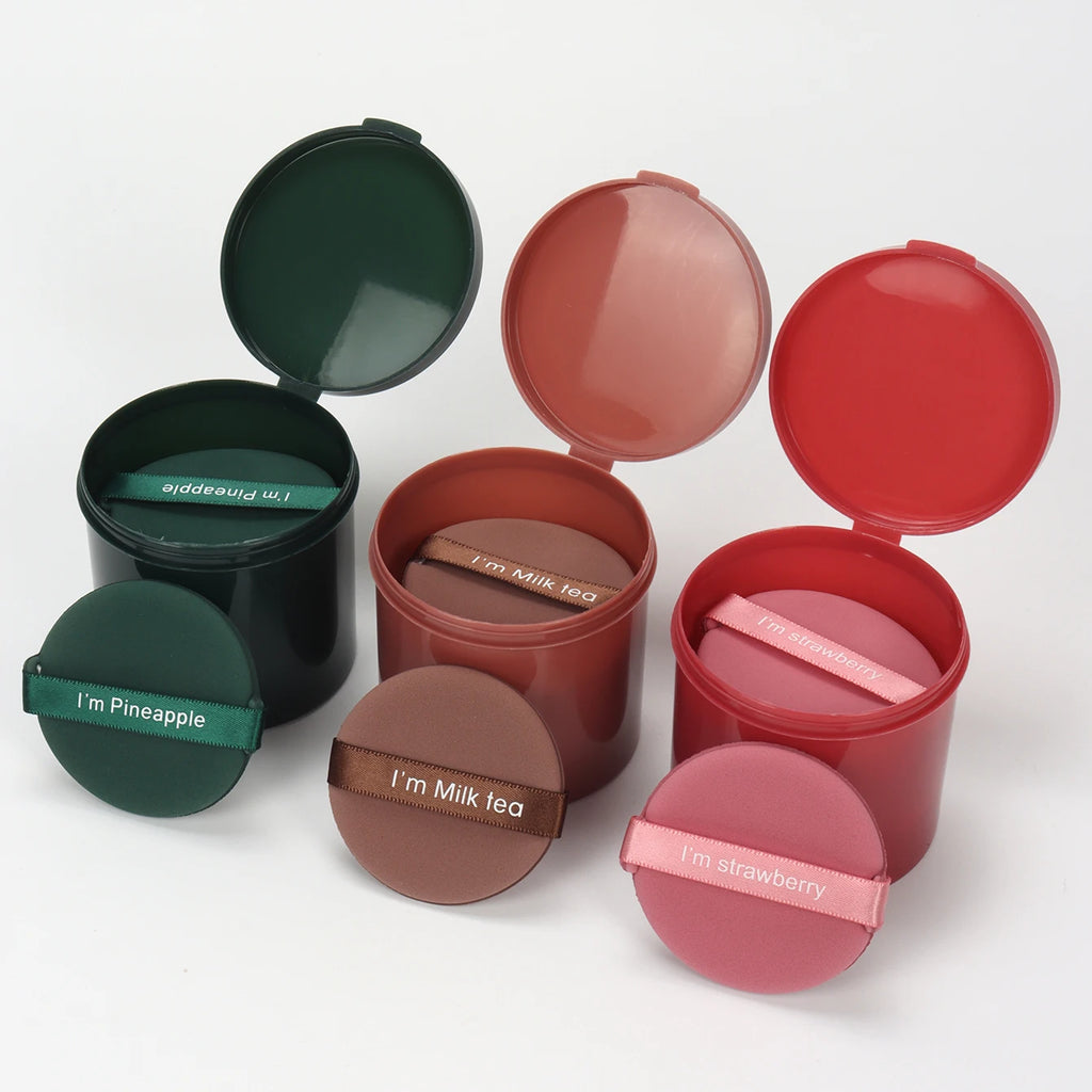 7 件套 Powder Puff Prevents Bacteria Buildup Powder Puff Storage Box Evenly Applies Makeup Create a Flawless Makeup Look