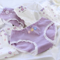 5Pcs/Set Lace Edge Underwear Women Cotton Panties Female Underpants Sweet Girls Briefs Breathable Soft Shorts Sexy Lingerie