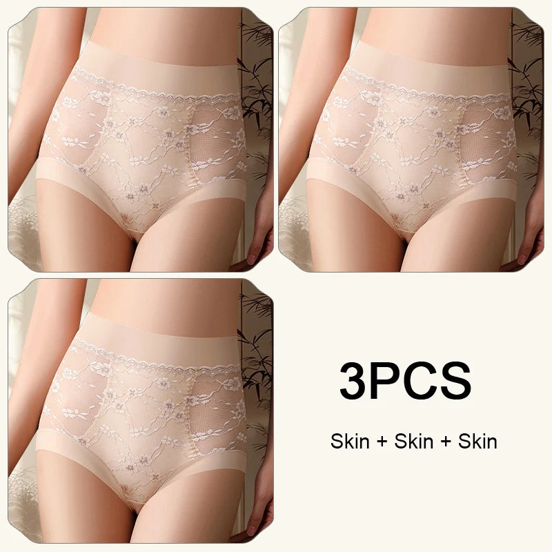 Lace High Waist Panties Woman Lifts Buttocks Fashion Belly Reducing Panties Set Pack Underwear for Women Women's Lingerie Sexy