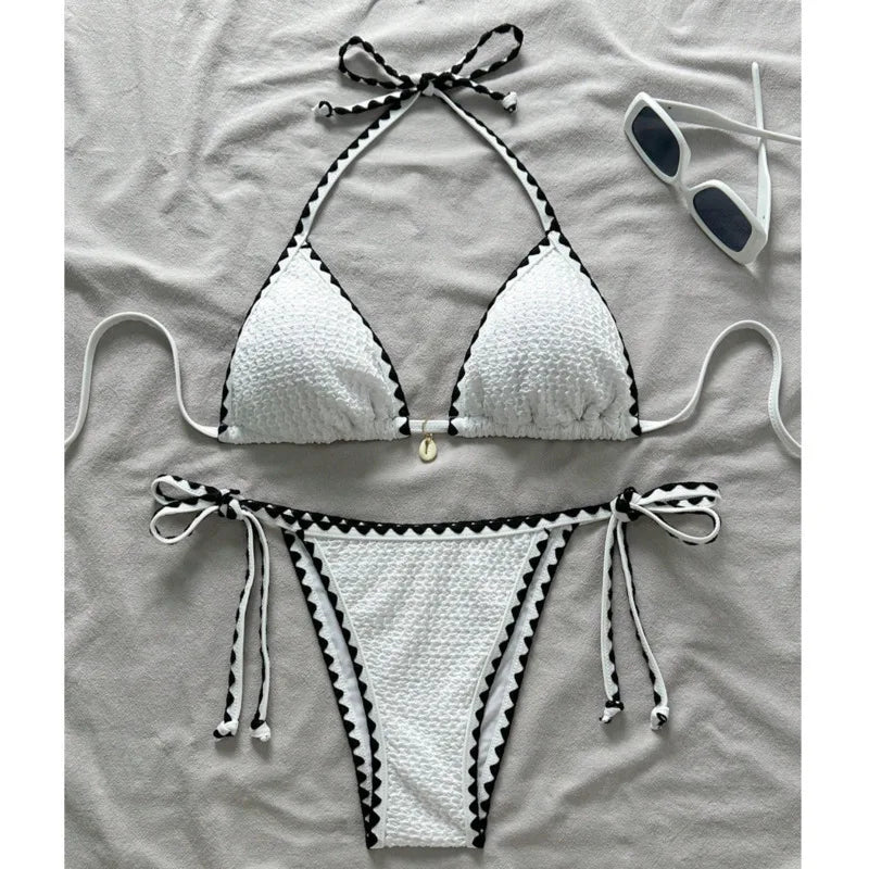 Summer Sexy Bikinis 2026 Women Swimwear Female Swimsuit For Swim Wear Bathing Suits Brazilian Bikini Set Beachwear Pool Bather
