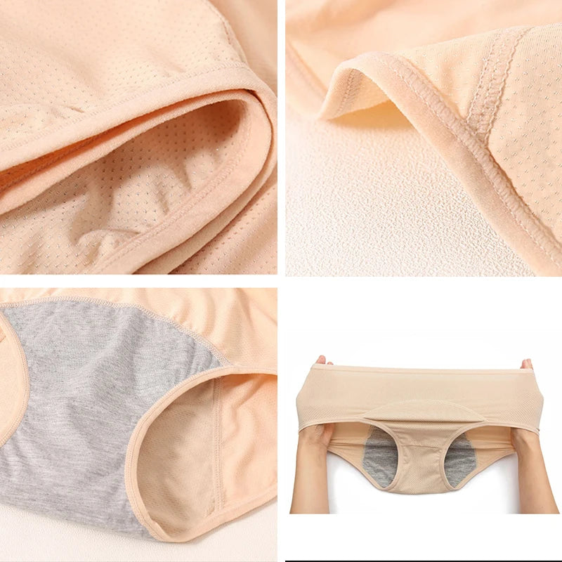 3pcs Leak Proof Menstrual Panties Physiological Pants Women Underwear Period Comfortable Waterproof Briefs