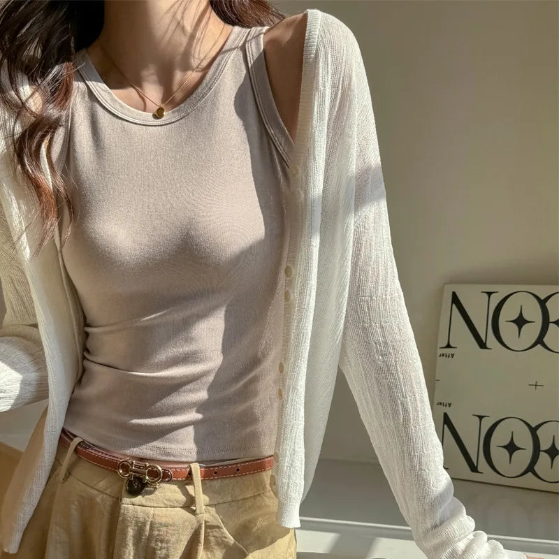 BIVIGAOS Summer New Hot Girl Tight Fitting Vest Women's Modal High Elastic Sexy Tank Top Casual Fashion Vest Sleeveless T Shirt
