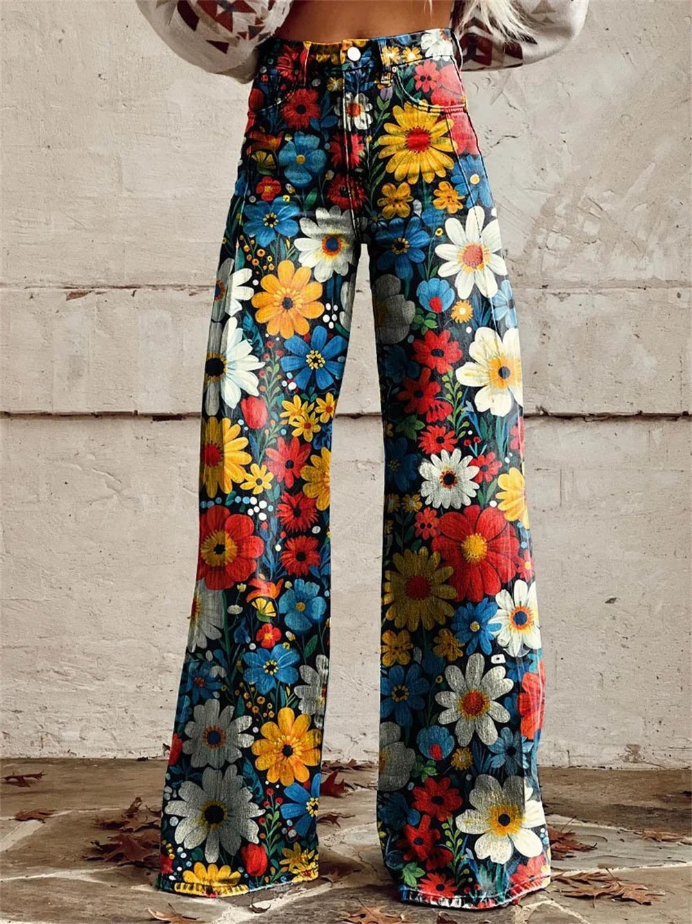 2025 Retro Fashion High Waisted Pants High Street Loose Wide Leg Denim Pants Women Harajuku Y2k Loose Jeans Women's Streetwear