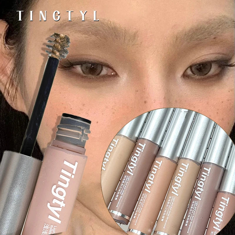 Mist Almond Natural Eyebrow Enhancer Dye Gel Tint Mascara Waterproof Lasting Quick Dry Dyeing Brow Tattoo Tinted Cream Makeup