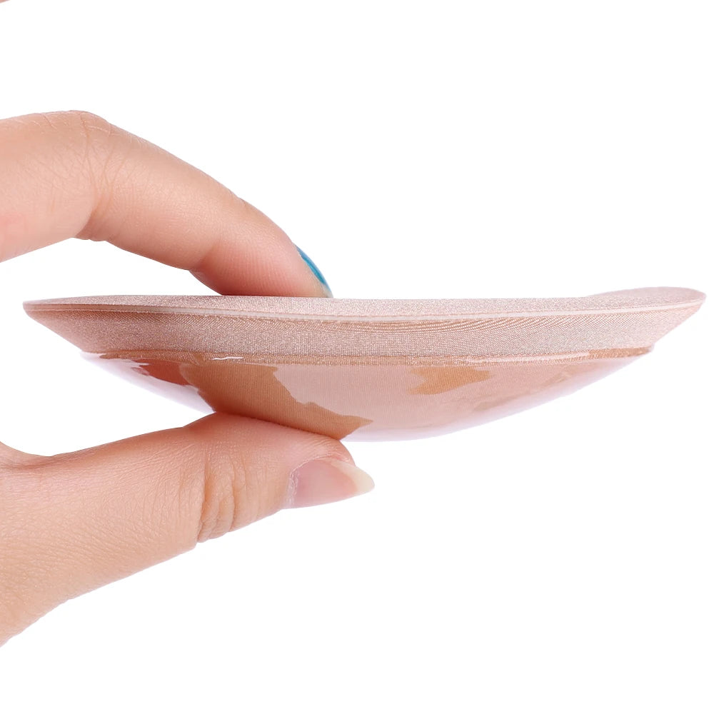 1 Pair Silicone Chest Stickers Bikini Push Up Sponge Bra Pad Breathable Insert Silicone Pads for Swimsuit Padding Accessories