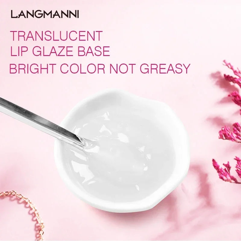 DIY Clear Lip Gloss Base Oil Non-Stick Moisturizing Lipstick Material Gel Lip Gloss Base Handmade Liquid Lipstick Makeup