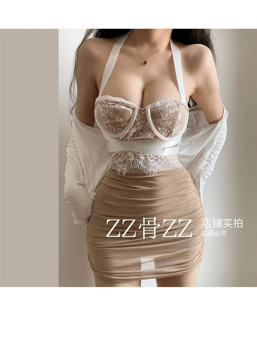 2024 New Skorts Summer New Style Street Sexy Solid Color Mesh Pleated Slim High Waisted Skirt Fashion Sweet Mesh  AWH9